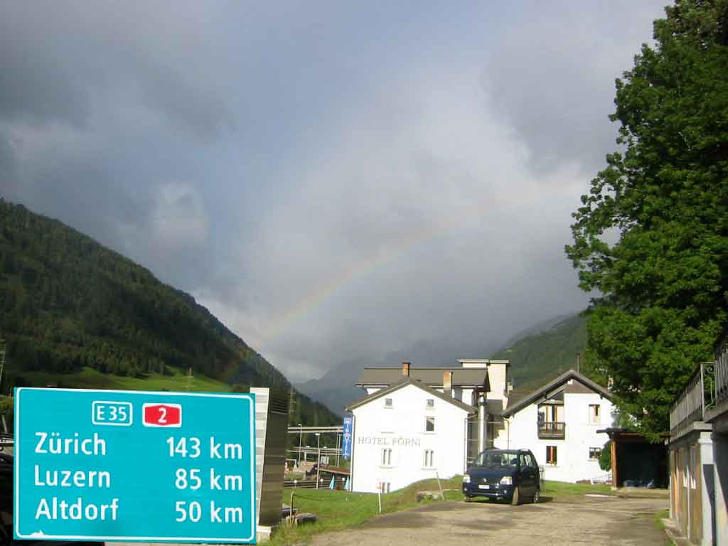 Rainbow - View from Airolo