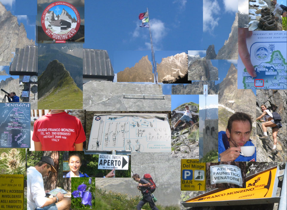 Rifugio Monzino Collage