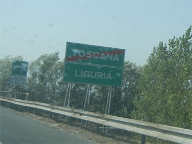Entering Liguria